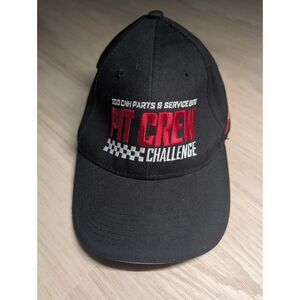 Case IH Hot Rod Challenge Vintage Black Red Agriculture Embroidered Hat Cap
